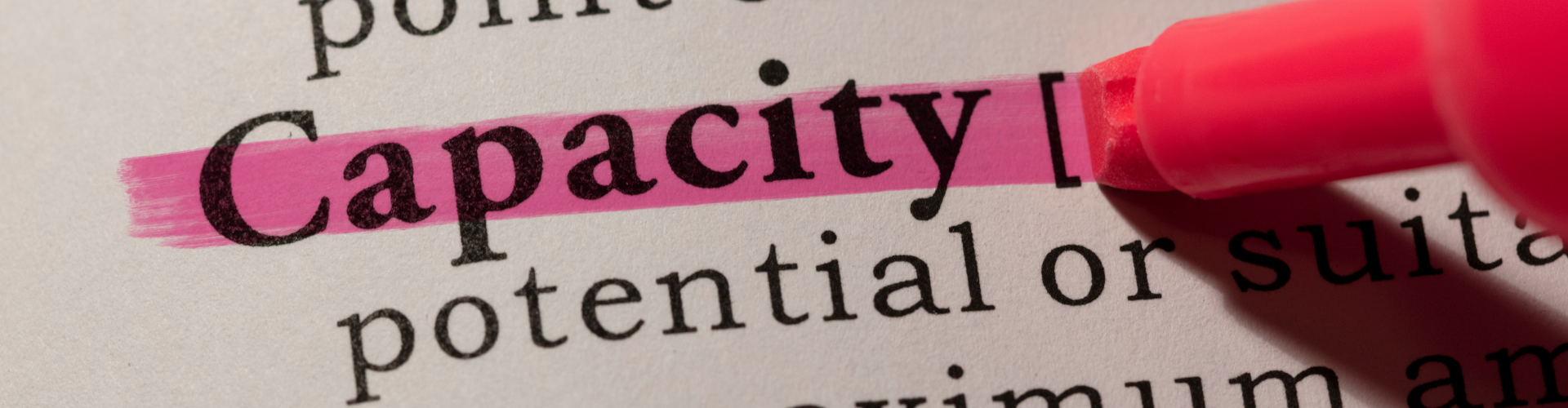 Deficient Capacity Assessment